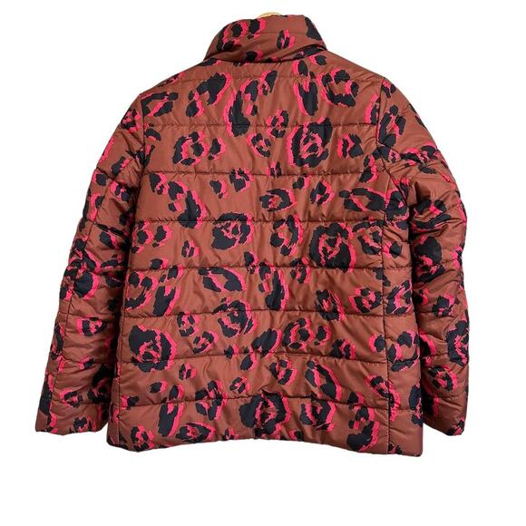 LOGO by Lori Goldstein Reversible Printed Puffer Jacket XS Multicolor - Picture 4 of 7